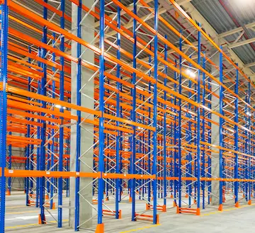 Estantería semipesada con capacidad de 500Kg por nivel