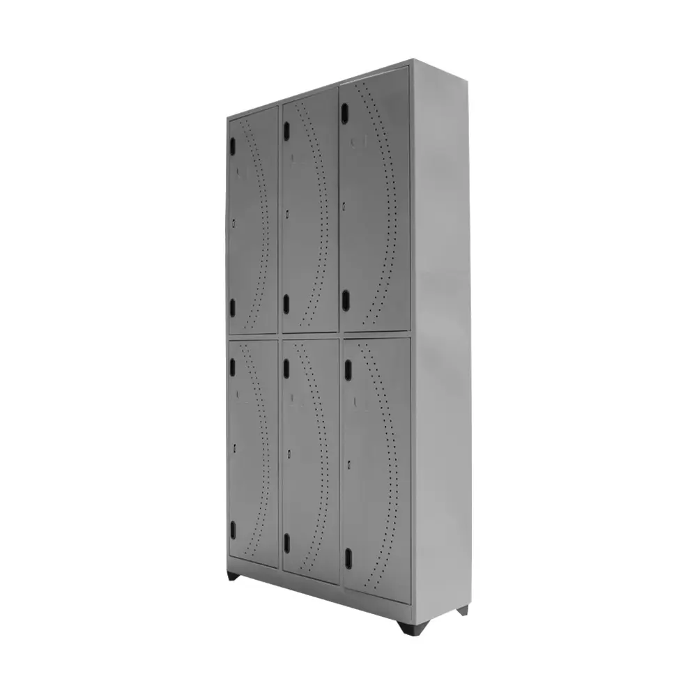Locker Metálico 6 Puestos Horizontal 4