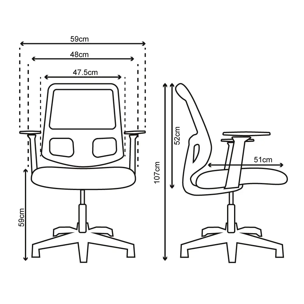 Silla de Escritorio Dubai 4