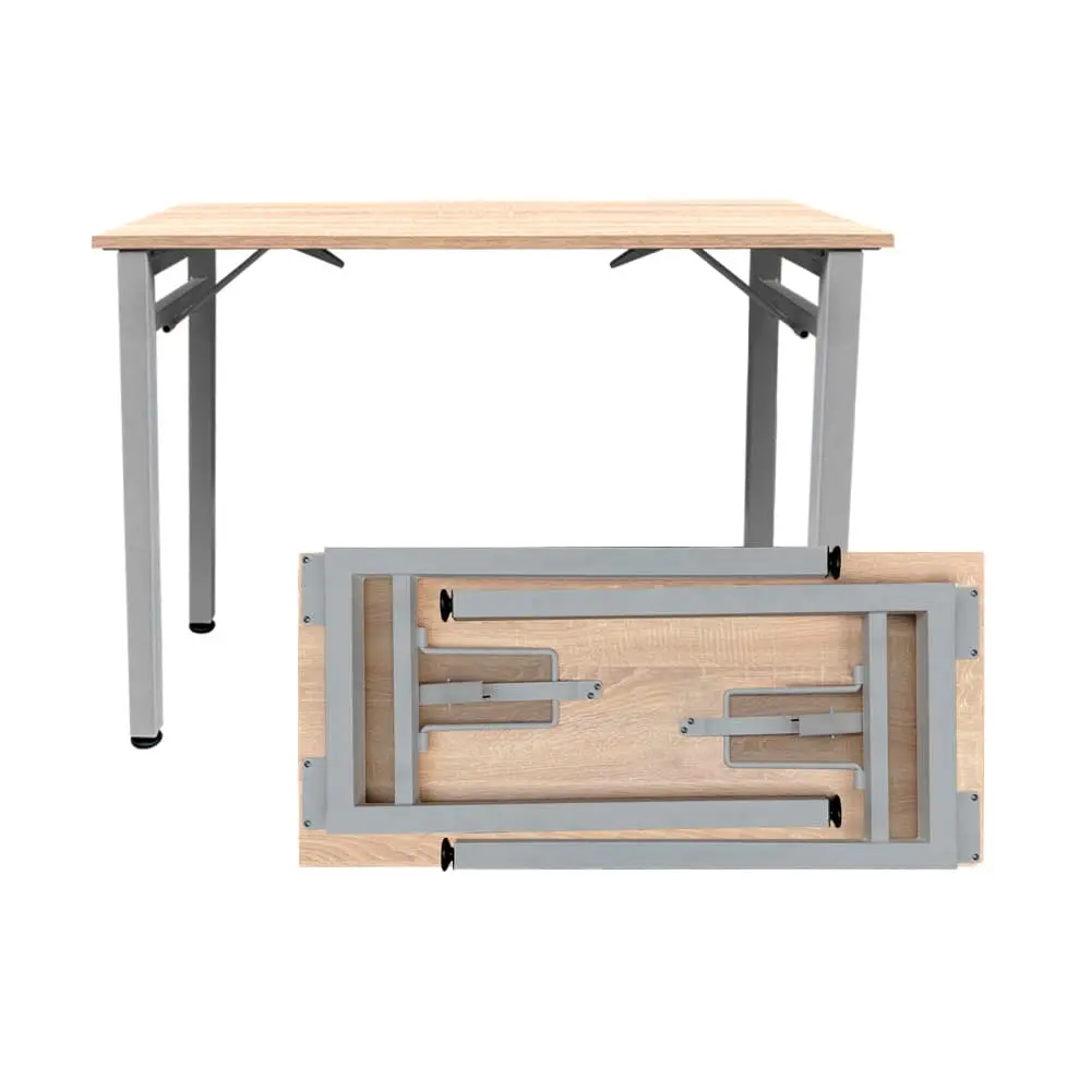 Mesa Plegable Tapa En Madera