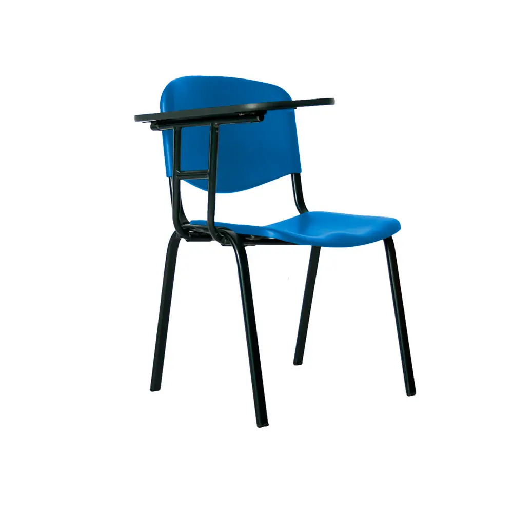 Silla Universitaria Isosped Brazo Fijo - Negro - Azul 3
