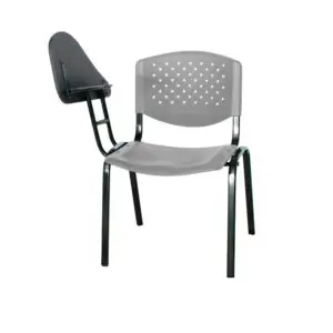 Silla Universitaria Risma Brazo Abatible - Negro - Gris