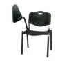 Silla Universitaria Speed Brazo Abatible - Negro - Gris