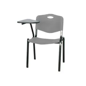Silla Universitaria Speed Brazo Fijo - Negro - Gris