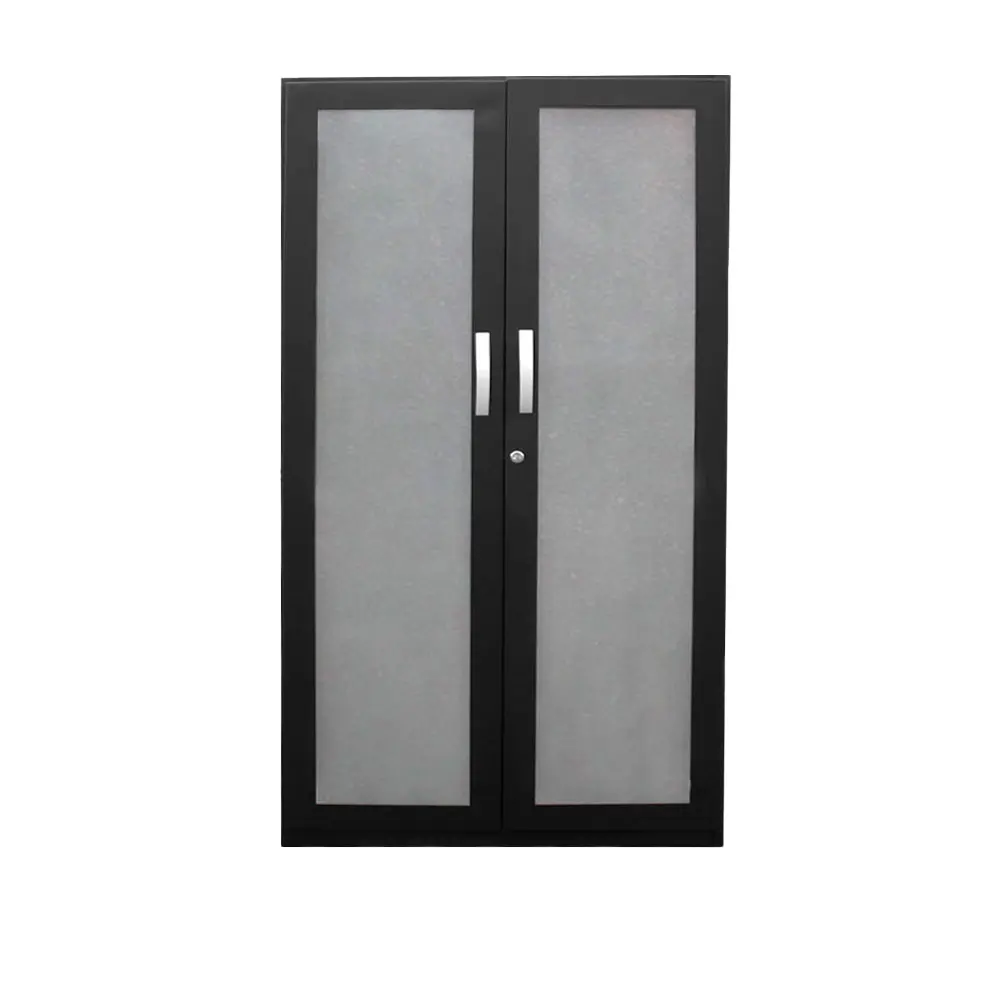 armario metalico veneziano con puertas en vidrio