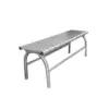 Banca de Vestier en Aluminio - Alto: 50 cm | Ancho: 100 cm | Fondo: 45 cm