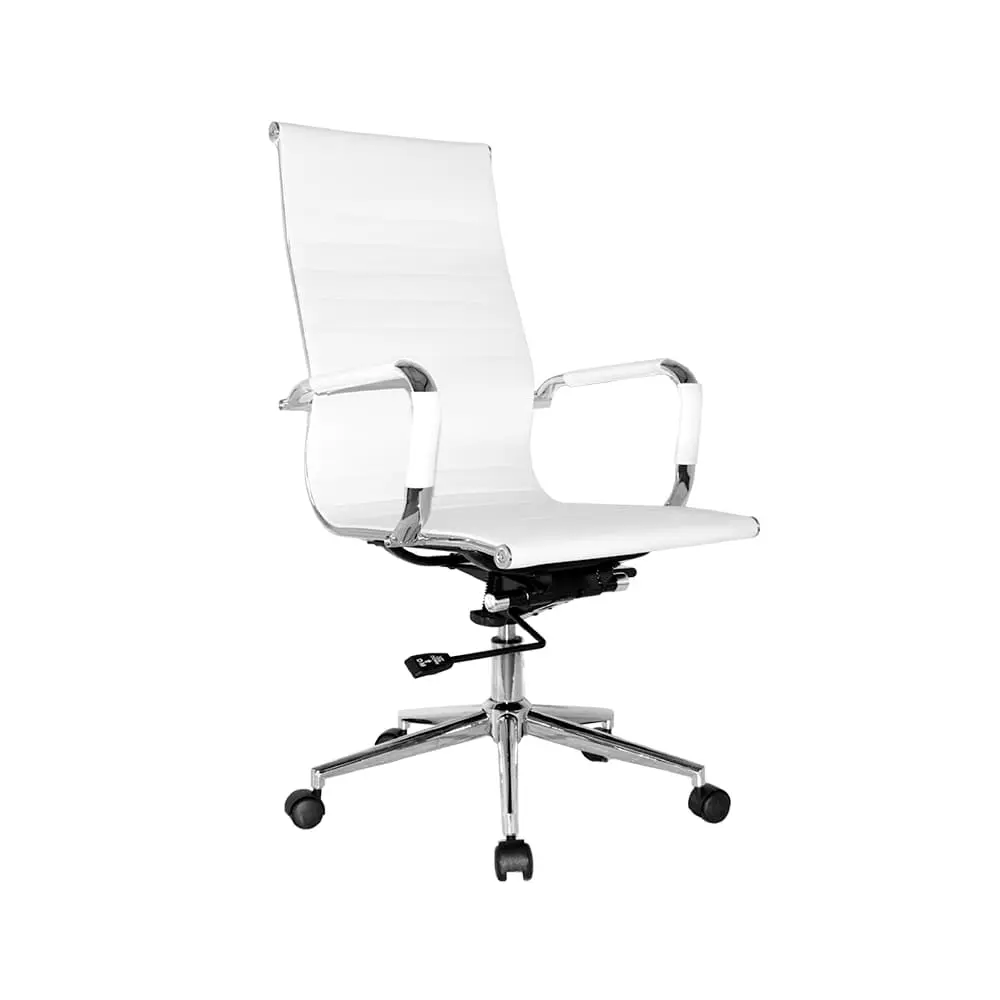 silla de escritorio bruselas blanca