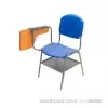 Silla Universitaria Adulto Con Brazo Escualizable - Gris - Azul