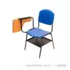 Silla Universitaria Adulto Con Brazo Escualizable - Negro - Azul