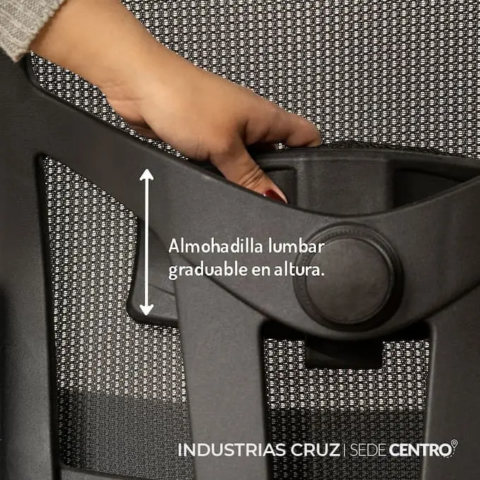 Silla de Escritorio Nairobi con Cabecero Cromo 1