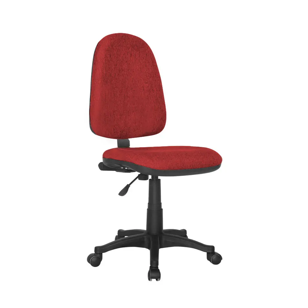 Silla de Escritorio Lisa Alta - Rojo 3