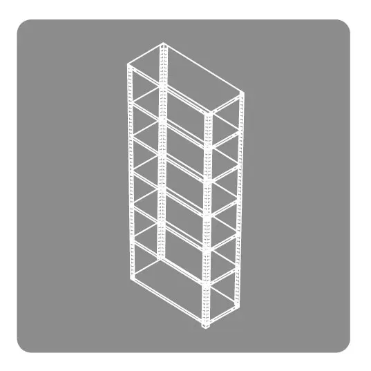 modulo de estanteria