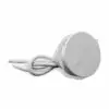 Enchufe con Tapa Para Mesa Con Doble Puerto Usb - Blanco