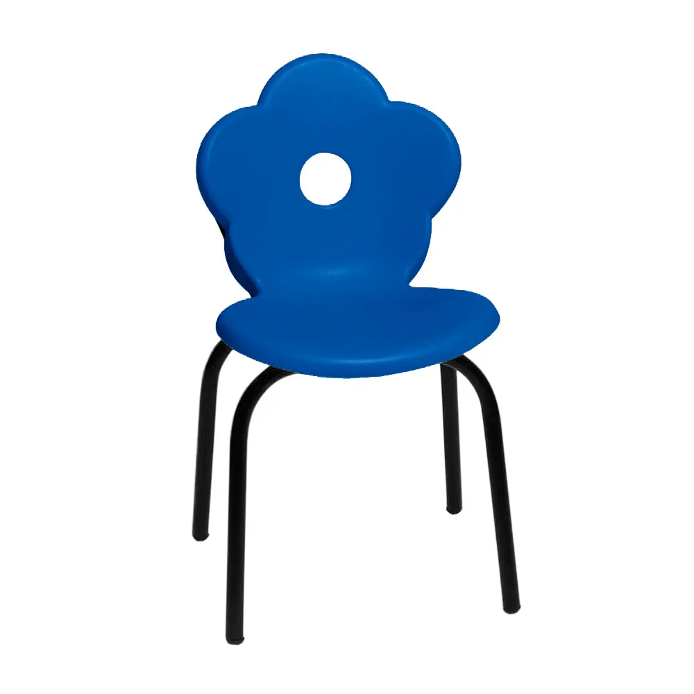 Silla Flor Set X5 - Azul 4