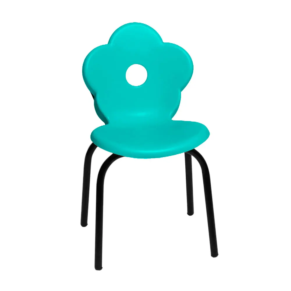 Silla Flor Set X5 - Azul Aguamarina 0