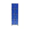 Locker Metálico 8 Puestos 200 cm - Azul