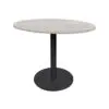 Mesa Delta Redonda Base Pintada - Sea White