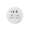 Enchufe Para Mesa USB-Datos - Blanco