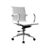 Silla de Escritorio Bruselas Media - Blanco