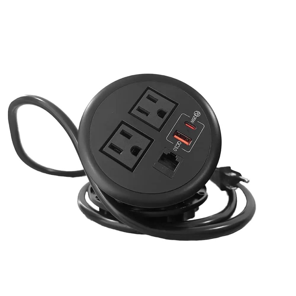 Enchufe Para Mesa USB-Datos 0