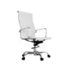 Silla de Escritorio Bruselas Alta - Blanco