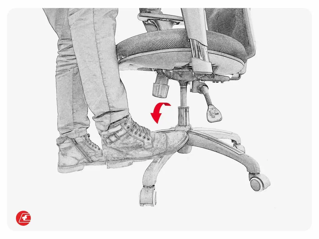 Imagen asociada a ¿Cómo arreglar una silla de escritorio que se baja sola?