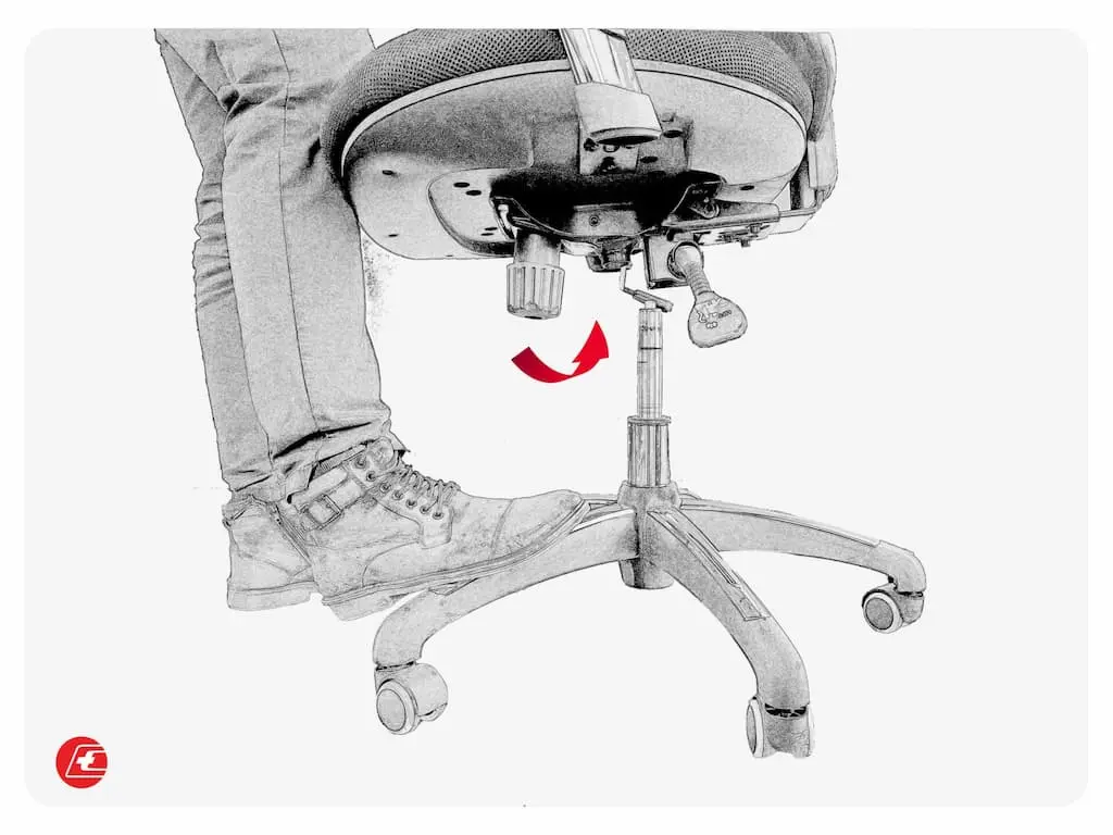 Imagen asociada a ¿Cómo arreglar una silla de escritorio que se baja sola?