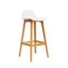 Butaco para Barra Wood - Blanco