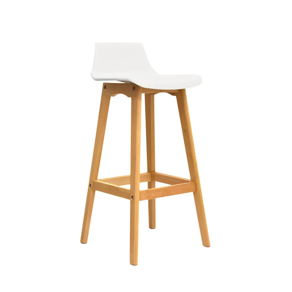 Butaco para Barra Wood - Blanco 2