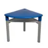 Mesa Infantil Kinder Triangular con Portalibro - Azul
