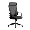 Silla de Oficina Rigs en Malla - Negro