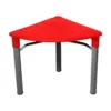 Mesa Infantil Kinder Triangular - Rojo