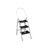 Escalera Plegable Milenium 3 Pasos - Negro