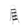 Escalera Plegable Milenium 4 Pasos - Negro
