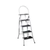 Escalera Plegable Milenium 5 Pasos - Negro