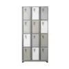 Locker en Madera 12 Puestos - Gris