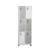 Locker en Madera 6 Puestos Vertical - Blanco