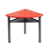 Mesa Infantil Kinder Triangular con Portalibro - Rojo