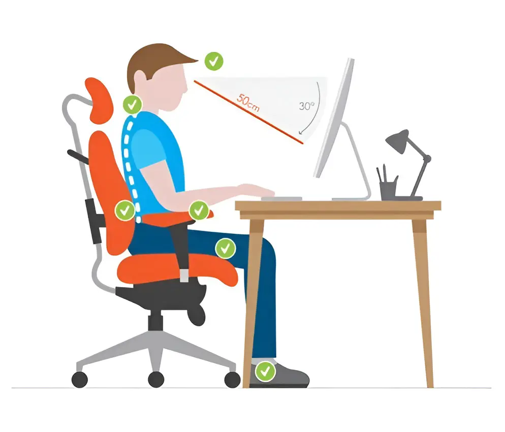 Imagen asociada a Hábitos saludables en el trabajo