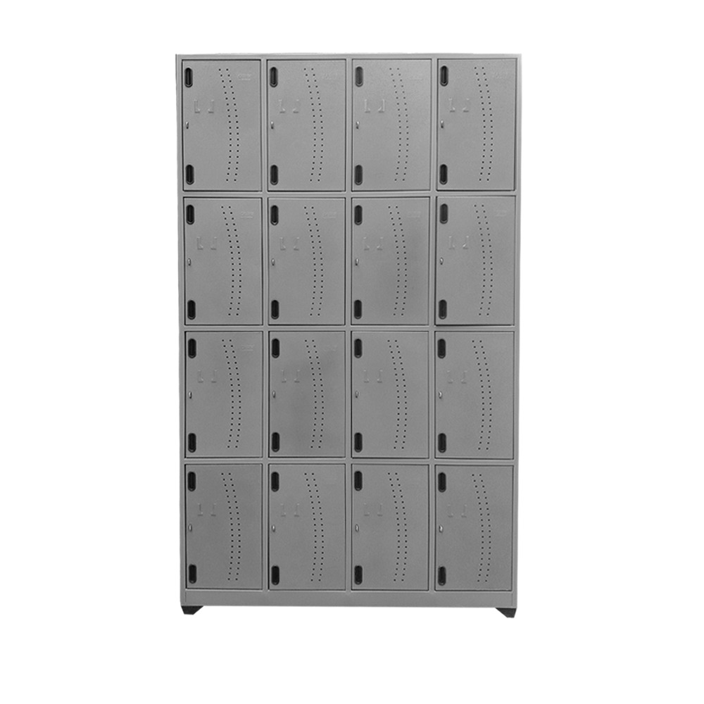 Locker Metalico 16 Puestos gris 2