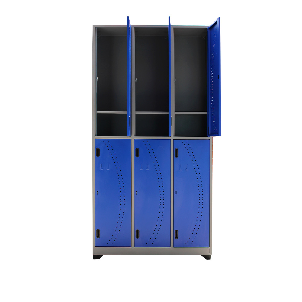 Lockers 6 puetsos horizontal azul 1