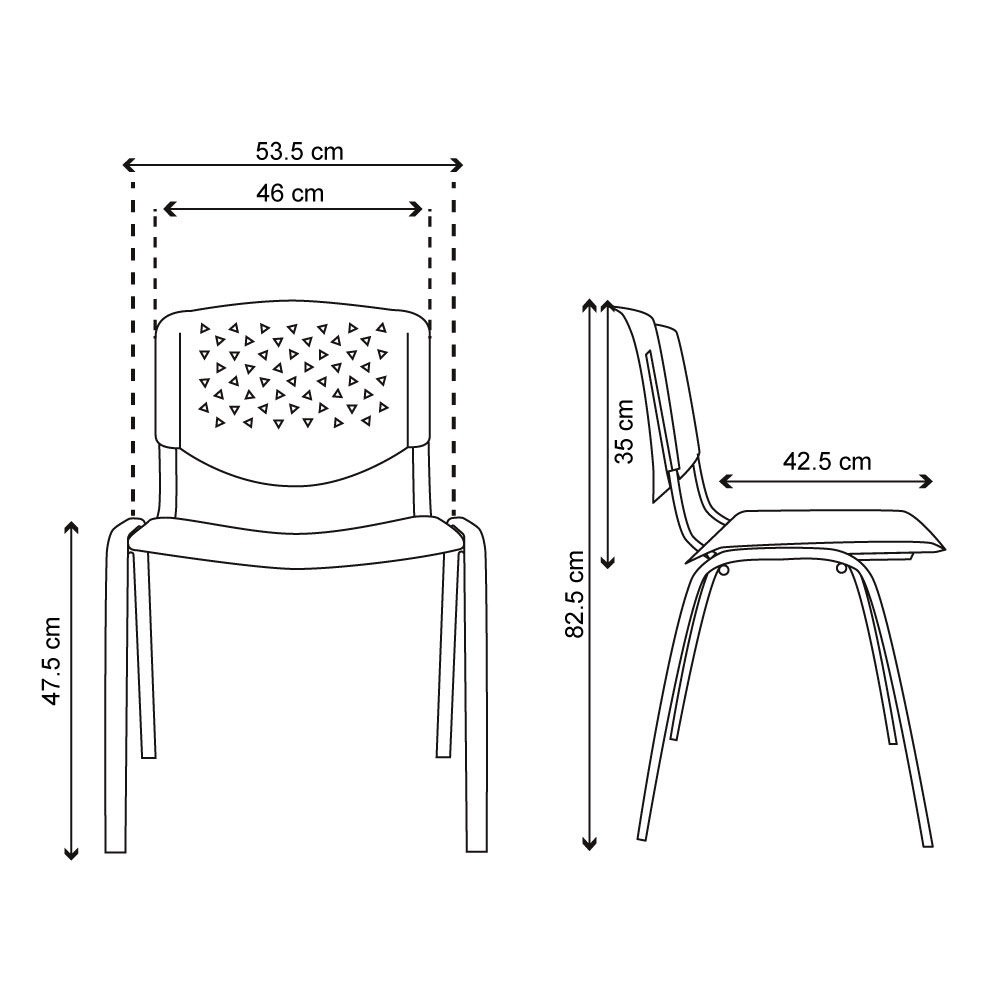 DIMENSIONES SILLA ISOSPED