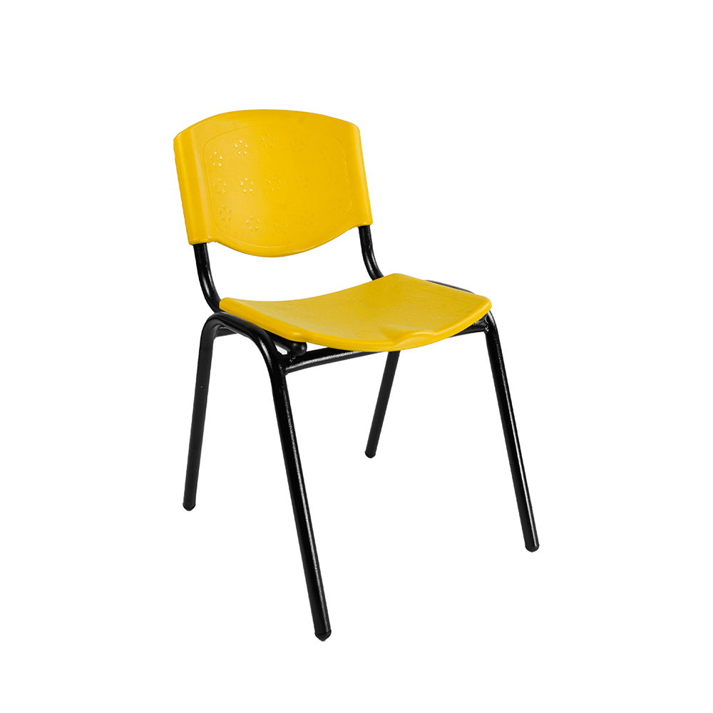 Silla infantil plastico amarillo 2