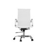 silla de oficina brucelas blanca frontal industrias cruz