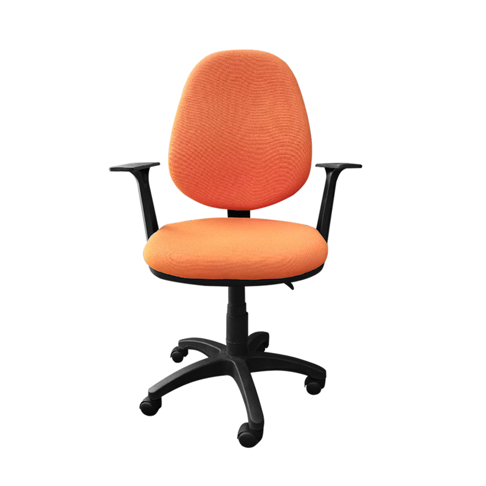 silla ejecutiva lisa naranja