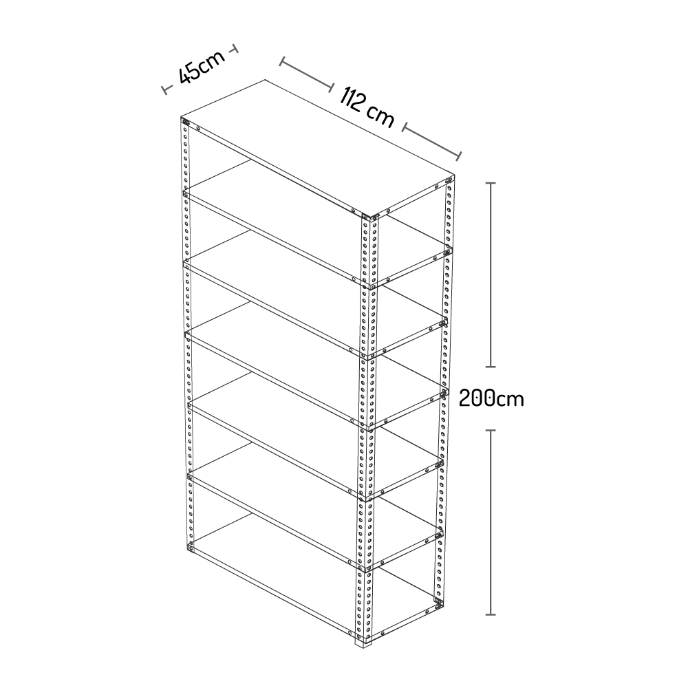 Estanteria para cajas de archivo