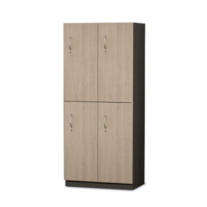 Locker en Madera 4 Puestos