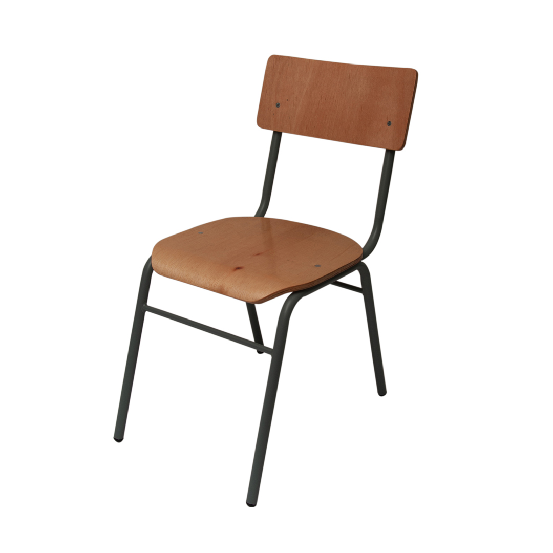 silla pupitre unipersonal madera 1