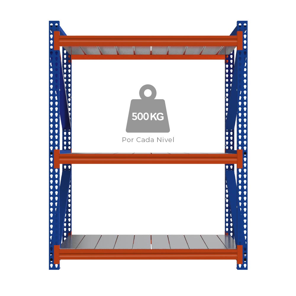 ESTANTE INDUSTRIAL 500 KG FRENTE