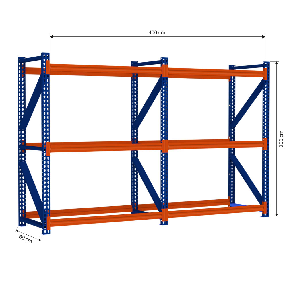 ESTANTE INDUSTRIAL DOBLE MEDIDAS